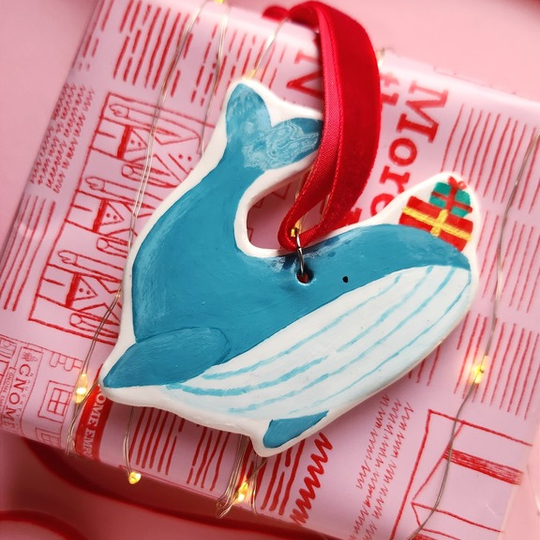 Christmas Ornament - Whale