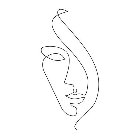 Line drawings of Faces