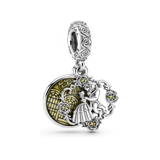 Beauty And The Beast "Beauty is found within" Dangle Charm
