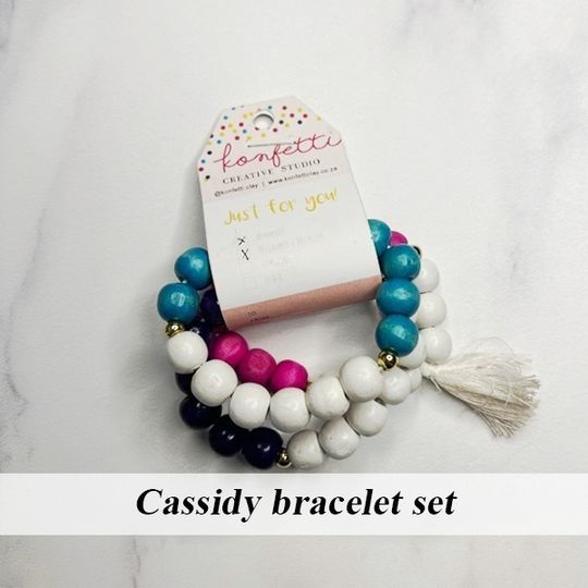 Cassidy bracelet set (set of 3)