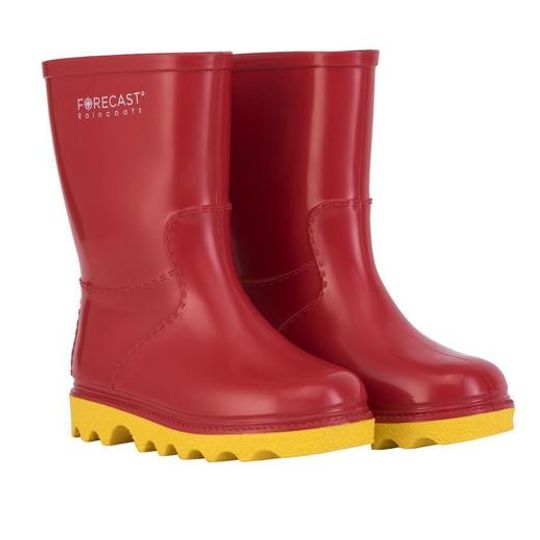 Kiddies Red & Yellow Rain Boot