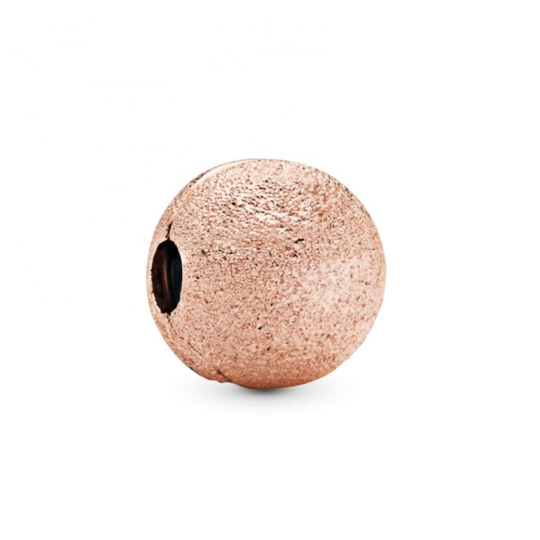 Rose Gold Plated Matte Brilliance Clip Charm