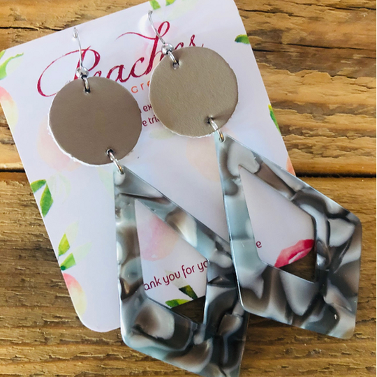 Grey & Taupe Acrylic