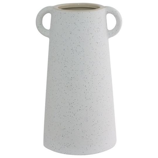 Clay Effect White Ceramic Jug Vase