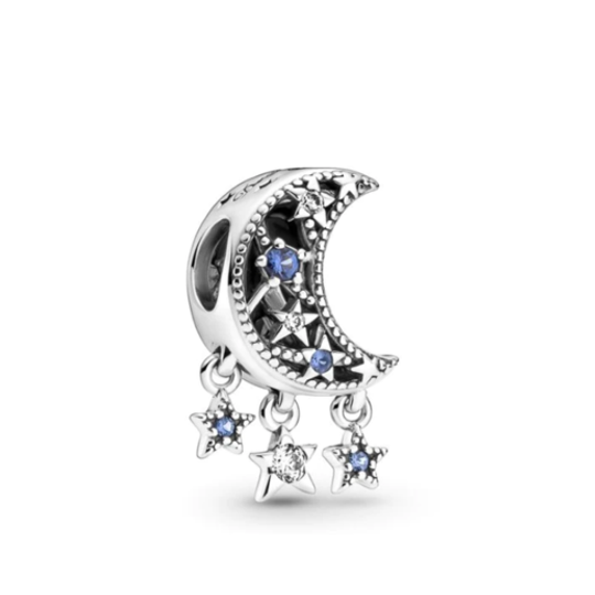 Moon and Stars Bead Charm