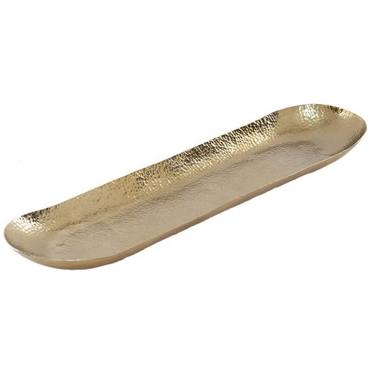 Gold Metal Hammered Tray/Bowl