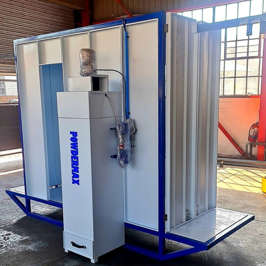 SPRAY BOOTH Double entry