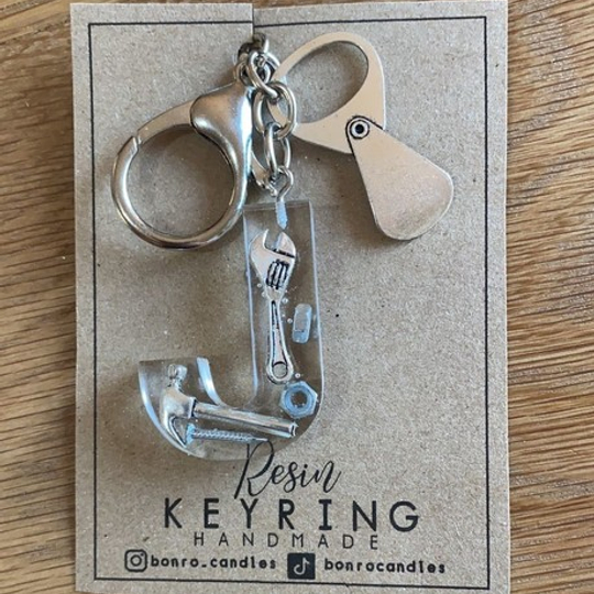 Resin Mini Tool Keyrings