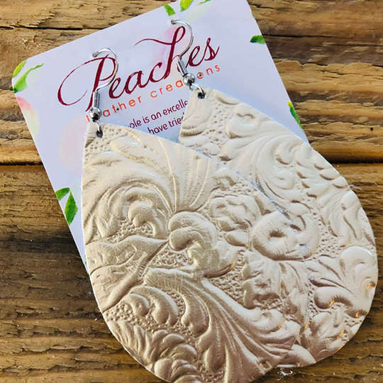 Metallic Embossed in Champagne