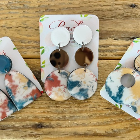 Tie Dye Wood & Resin Designs