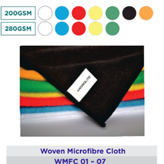 MicroLite Microfibre Cloths 200gsm