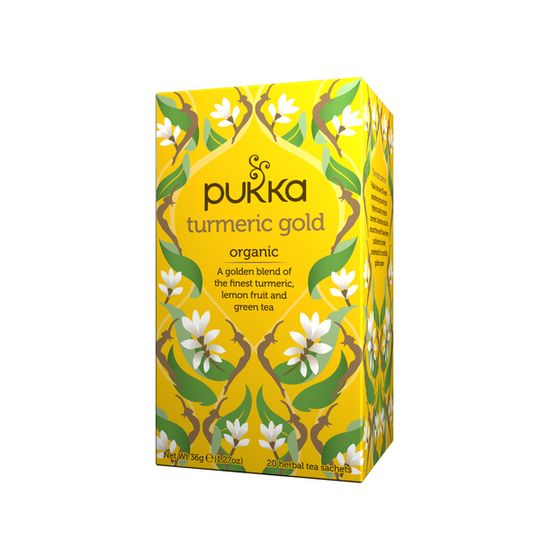 Pukka Organic Turmeric Gold Tea (box of 20 teabags)