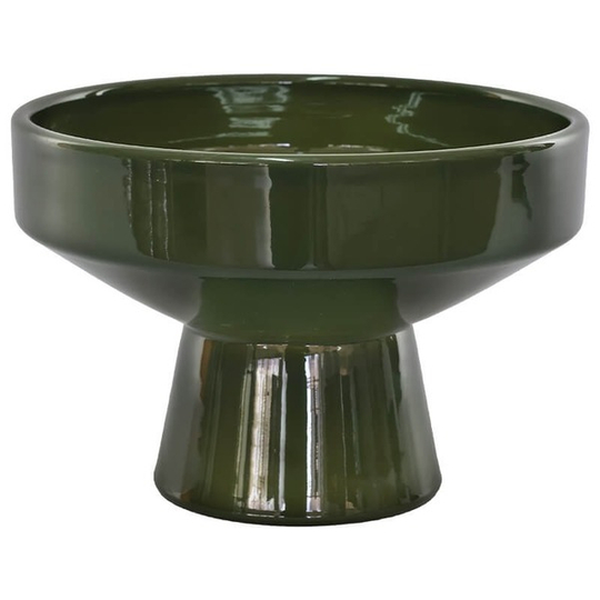 Forest Green Ceramic Decor Bowl