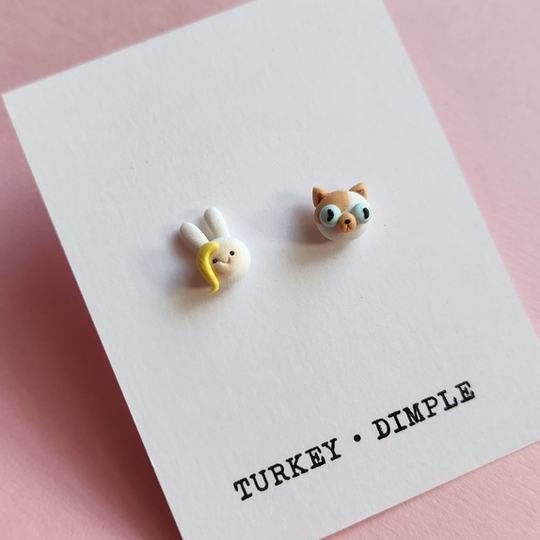 Fionna & Cake Studs