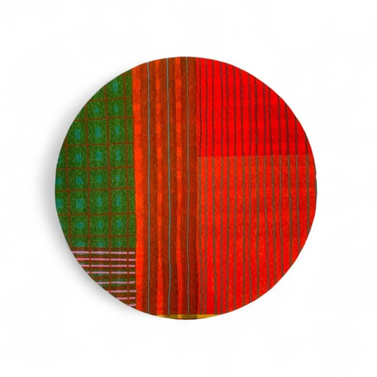 Round Felt Placemats mixed set of 6