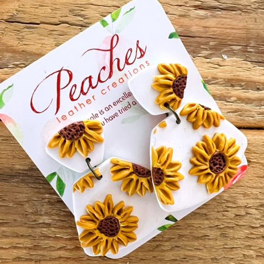 Sunflowers Polymer Clay