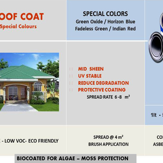 ROOFCOAT - Mid Sheen  - Special Colours