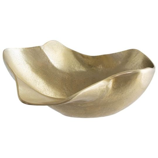 Gold Metal Decor Bowl