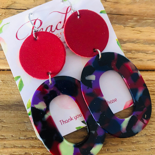 Violet & Red Acrylic
