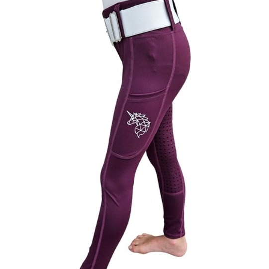 **NEW**Riding Leggings - Plum Kids