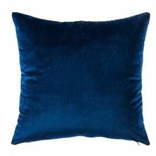 Luxury Velvet Cushion Cover - Navy Blue