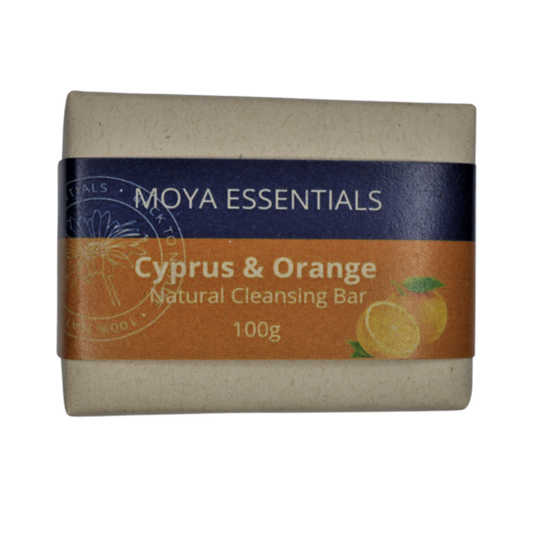 Cyprus & Orange - Natural Cleansing Bar - 100g