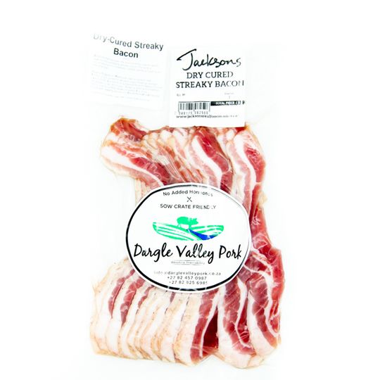 Dry Cured Streaky Bacon 250G