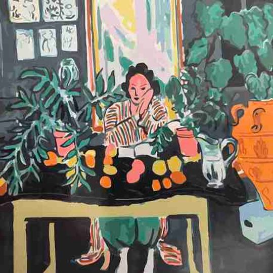 Matisse: Interior with Etruscan Vase