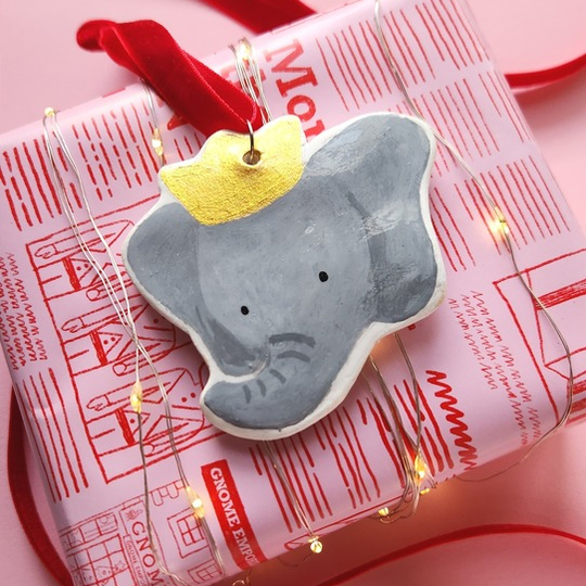 Christmas Ornament - Elephant