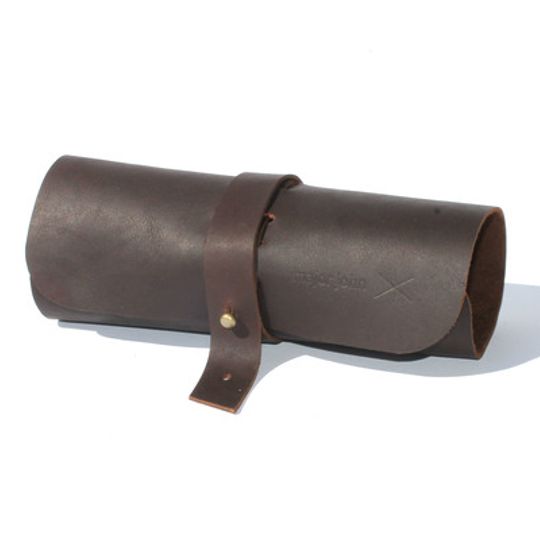 Genuine Leather Cable  and Pen Roll-up