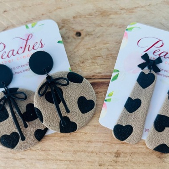 Chocolate Milkshake Valentine Hearts & Bows
