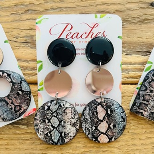 Pastel Colours Snake Wood & Resin Design