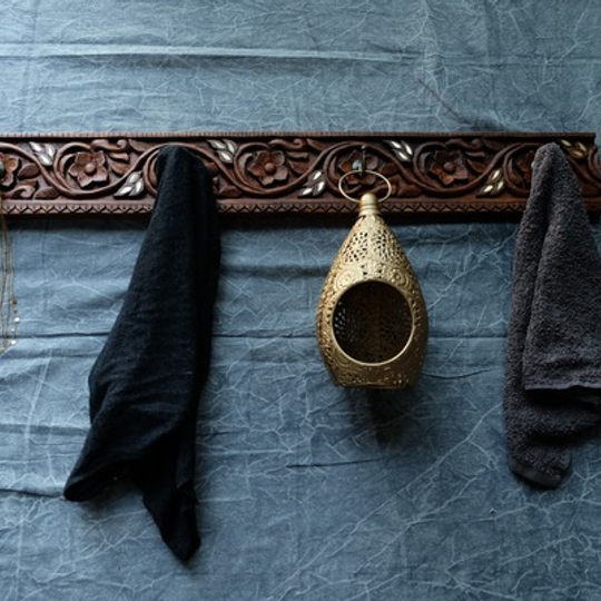Floral wall hook