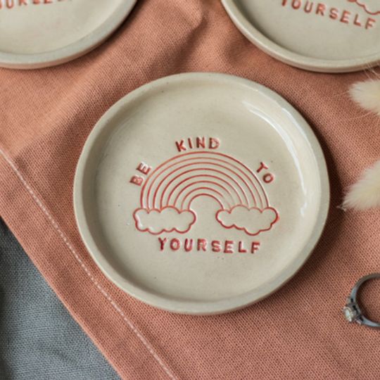 Be kind to yourself trinket bowl
