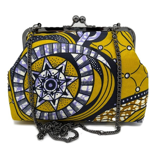 Lucy - Ankara Mustard Violet