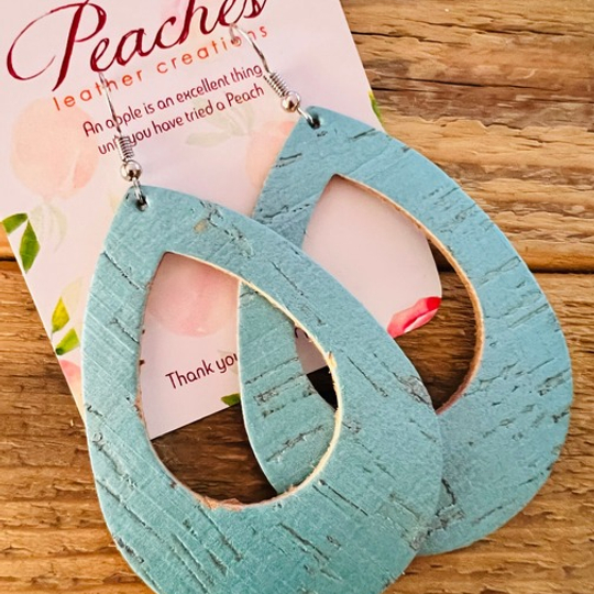 Pearlized Turquoise Cork