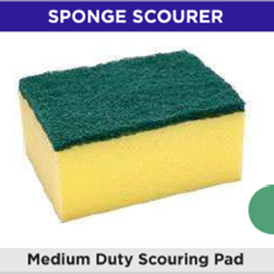 Sponge Scourer Large 105mm x 75mm (3pcs/pack)