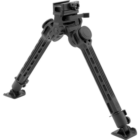 UTG - BIG BORE FULL STABILITY BIPOD, 9"-14" CENTER HEIGHT