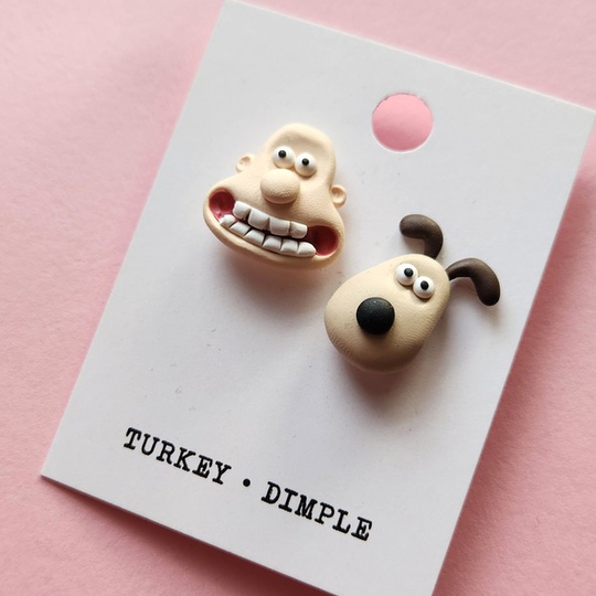 Wallace and Gromit Pin Set
