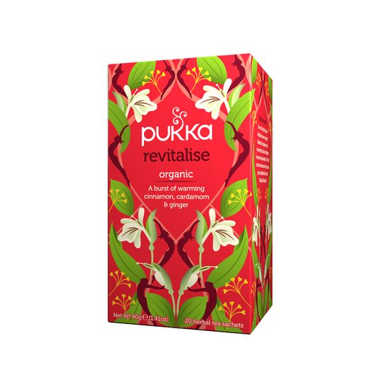 Pukka Organic Revitalise Tea (box of 20 teabags)