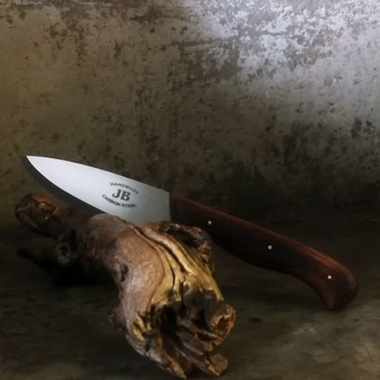 Bushcraft Knife with Leather Sheath