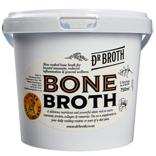 Dr Broth Ginger Chilli Bone Broth (750ml)