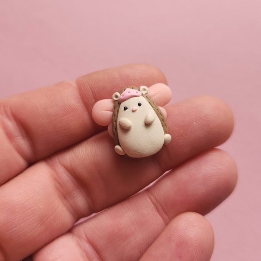 Fairy Hedgehog Pin