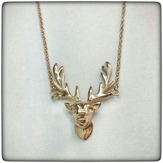 Stag necklace