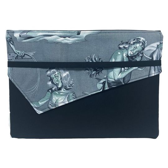 14"and 16" Computer Sleeve - Brains & Beauty Grey