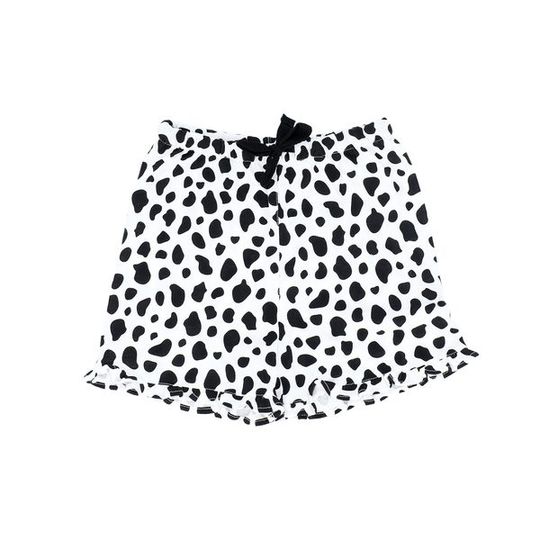Girls Short Pants - Frill Cow (Cotton Knit)