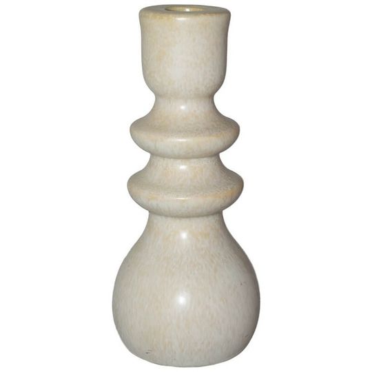 Ceramic Candleholder - Beige