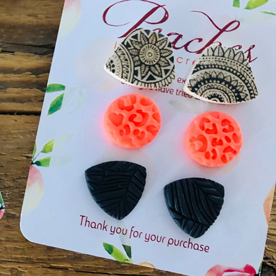 Mandala Studs