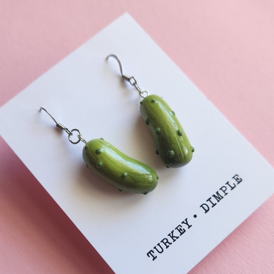 Pickle Earrings