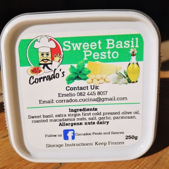Corrado's Pesto & Sauces Sweet Basil Pesto (250g)